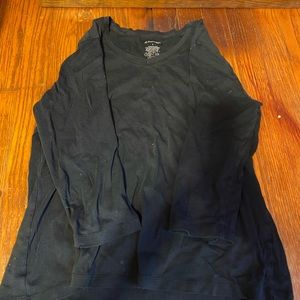 Black long sleeve shirt